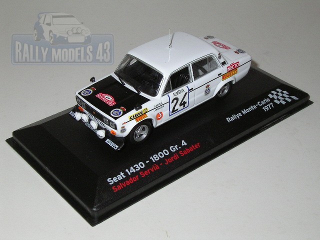 Seat 1430 - 1800 - Rally Monte Carlo 1977/ S. Servia