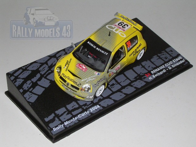 Renault Clio S1600 - Rally Monte Carlo 2004/ N.Bernardi