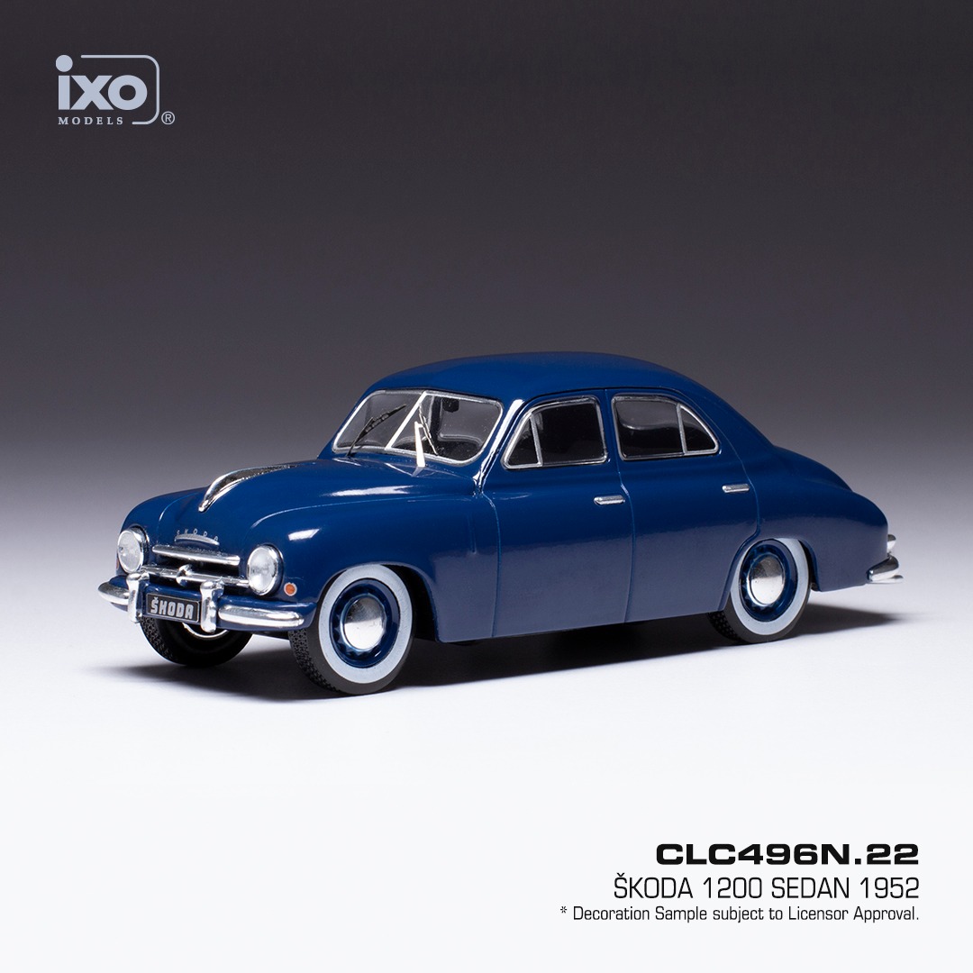 ŠKODA 1200 Sedan - 1952 (modrá)