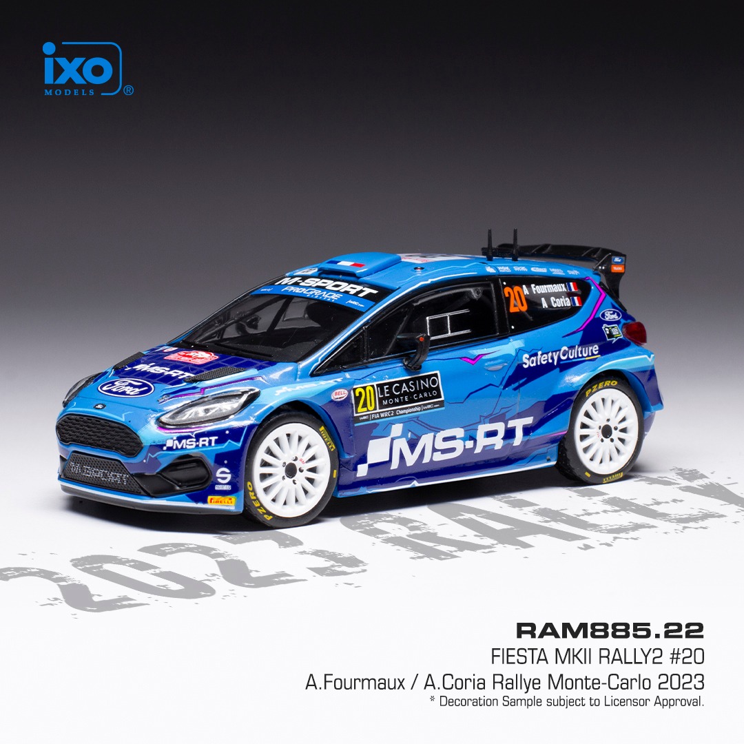 FIESTA MkII Rally2 #20 A.Fourmaux / A.Coria Rallye Monte-Carlo 2023