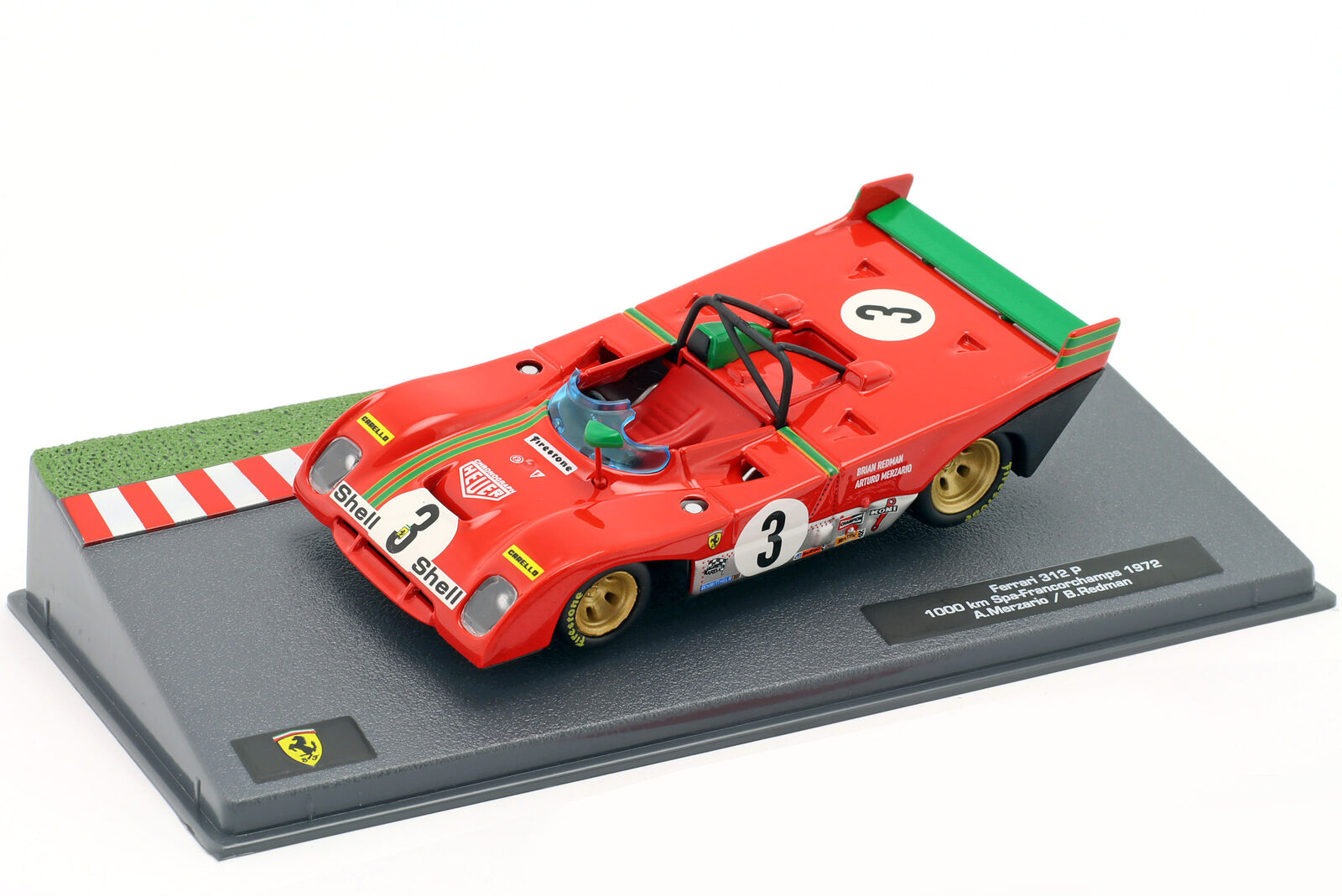 Ferrari 312 P - 1000km Spa Francorchamps 1972/ A. Merzario