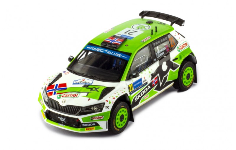 SKODA FABIA RALLY2 EVO #21 A.MIKKELSEN - T.ERIKSEN RALLY ESTONIA 2022