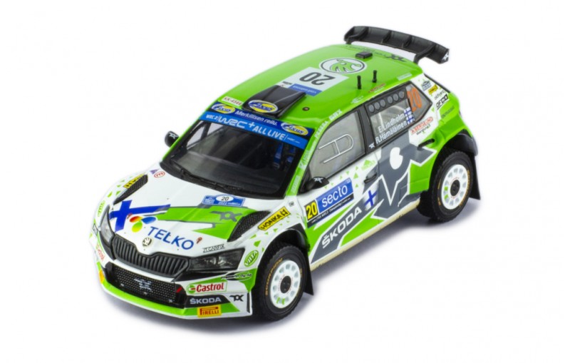 SKODA FABIA RALLY2 EVO #20 E.LINDHOLM - R.HÄMÄLÄINEN RALLY FINLAND 2022