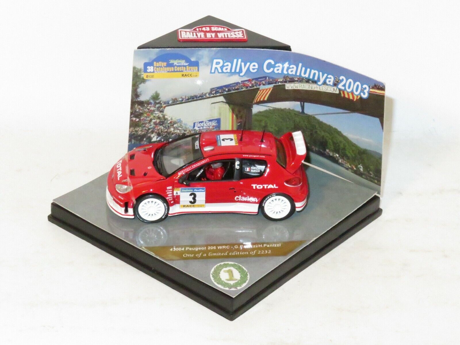 Peugeot 206 WRC - Winner Rally Catalunya 2003/ G.Panizzi
