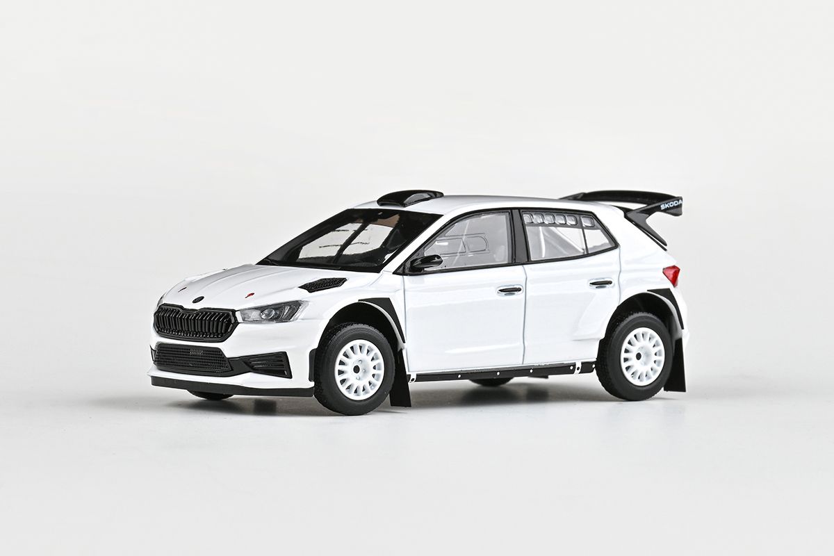 Škoda Fabia IV RS Rally2 (2022) 1:43 - Bílá (šoto kola2)
