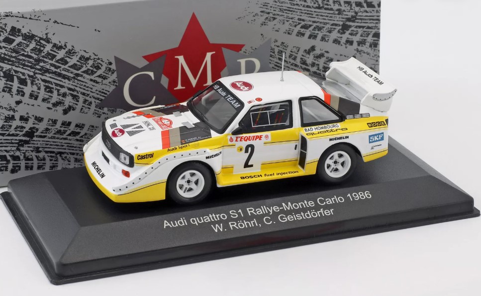 Audi Quattro S1 - Rallye Monte Carlo 1986/ W. Rohrl