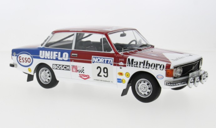 1/18  Volvo 142 #29 "Marlboro" 1000 Lakes Rally 1973/ M. Alen