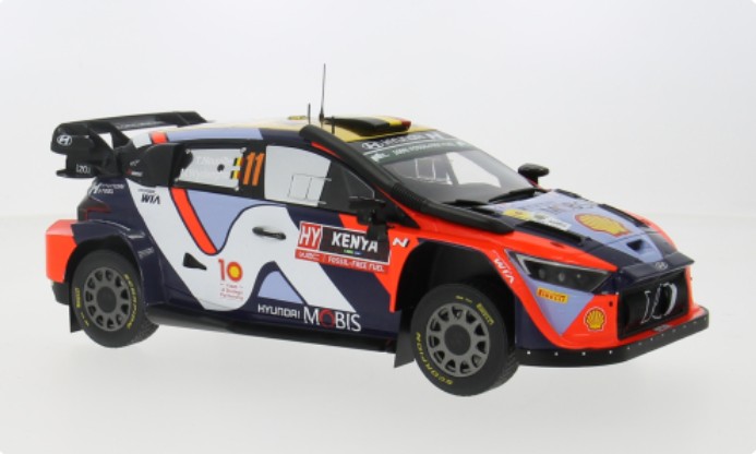 1/18  Hyundai i20 N Rally1 WRC #11 T.Neuville - Safari Rallye Kenia 2024