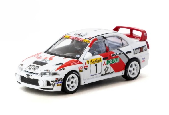 1:64 Mitsubishi Lancer Evolution IV - #1 Rally Monte Carlo 1997