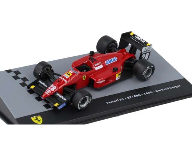 Ferrari 87/88C #28 Gerhard Berger 1988