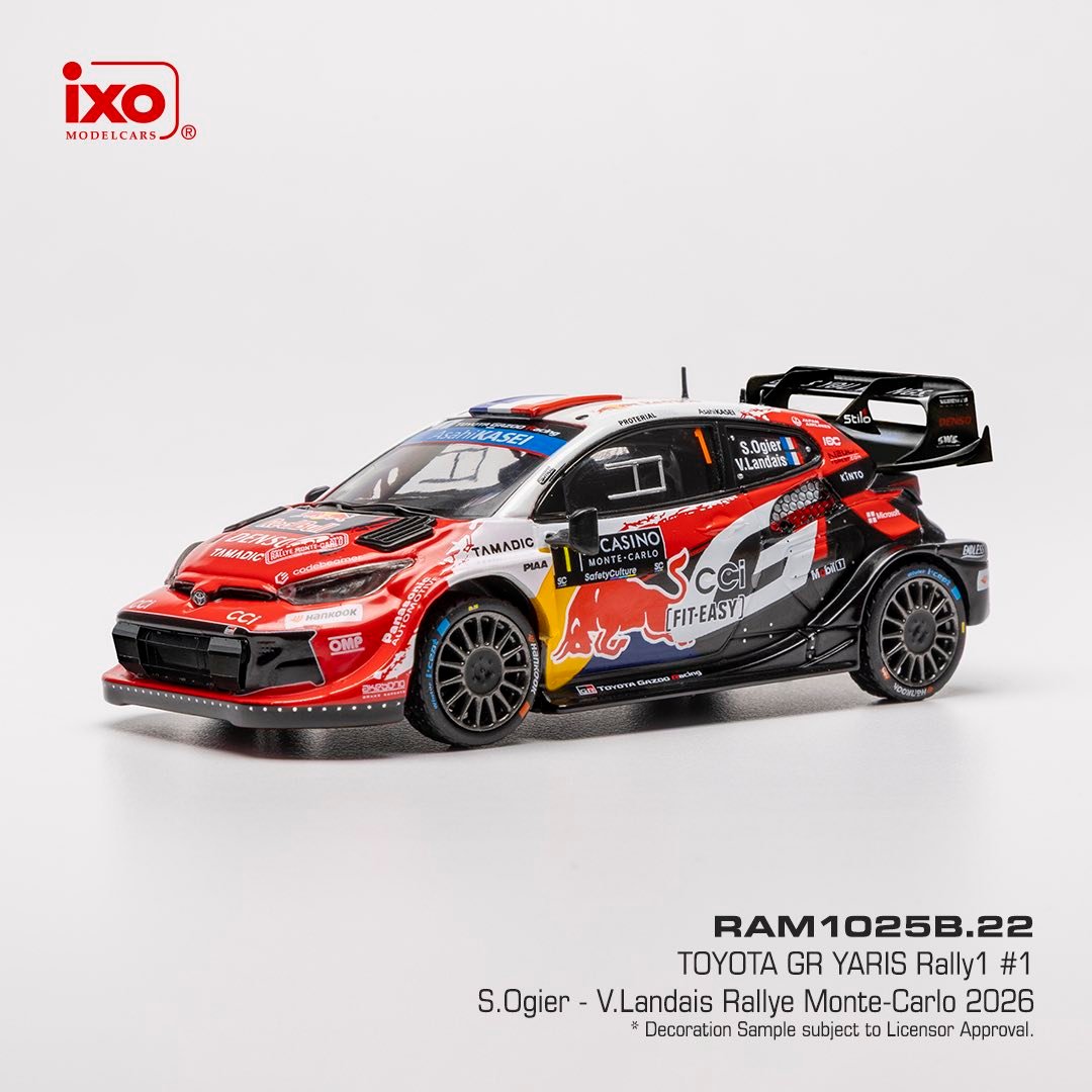 TOYOTA GR YARIS Rally1 #1 S.Ogier - Rallye Monte Carlo 2026